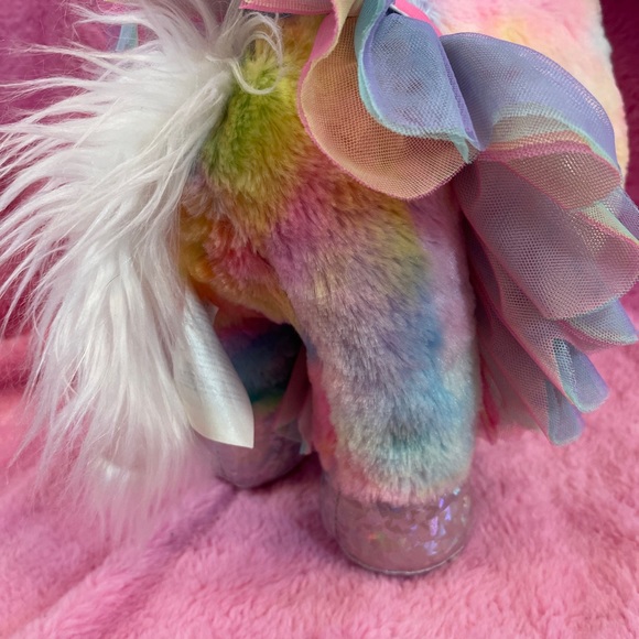 Build A Bear Tie dye Unicorn with multicolored skirt - Picture 12 of 12
